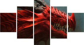 Obraz - Smok (125x70 cm)