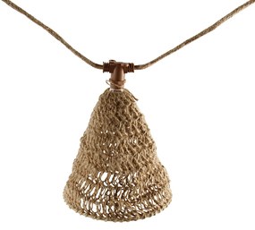 Lampki sznurkowe brązowe 8m z 10 diodami LED IP44 Ładowane solarnie - Maro