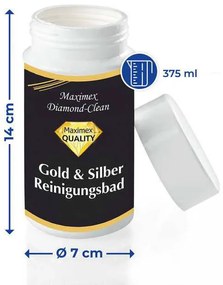 Zestaw 2x Preparat do czyszczenia złota i srebra DIAMOND CLEAN, Maximex