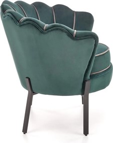 Velvetowy fotel w stylu glamour Angelo