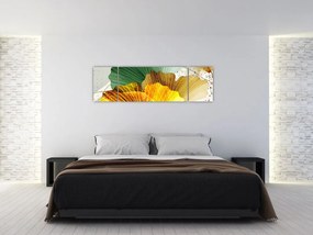 Obraz - Liście (170x50 cm)