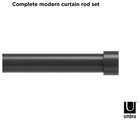 Stalowy regulowany karnisz 168 - 305 cm Cappa – Umbra