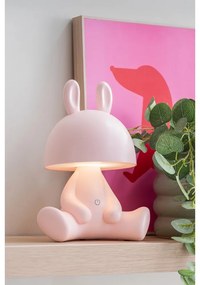Jasnoróżowa lampa dziecięca Bunny – Leitmotiv