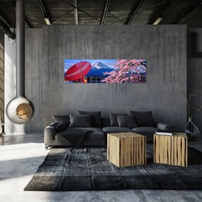 Obraz - Widok na szczyt, Japonia (170x50 cm)