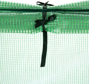 Outsunny Szklarnia Foliowa z Okienkiem Cieplarnia na Pomidory Skrzynia Inspektowa Wytrzymała 180x90x70cm Zielona | Aosom PL