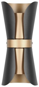 Czarno-brązowy kinkiet Coat – Trio
