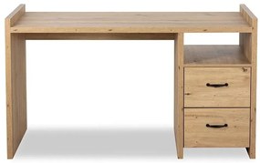 Biurko dziecięce AMELIA 145cm dąb LITTLE SKY