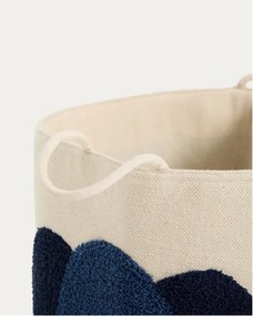 Tekstylny dziecięcy kosz na zabawki w kolorze kości słoniowej ø 35x50 cm Tandani – Kave Home