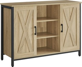Loftowa komoda z półkami dąb sonoma A1-W50