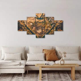 Obraz - Rzeka w kształcie serca (125x70 cm)