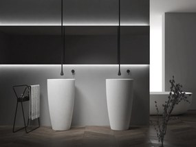 Umywalka stojąca TWZ316Odlew mineralny matowy - 50 x 50 x 90 cm