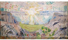 Reprodukcja obrazu Edvarda Muncha - The Sun, 70x40 cm