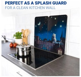 Płyty ochronne na kuchenkę ze szkła hartowanego zestaw 2 szt. 30x52 cm – Maximex