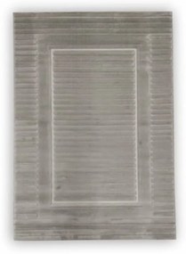 Dywan nowoczesny 3D Lily  szary 80 cm x 150 cm