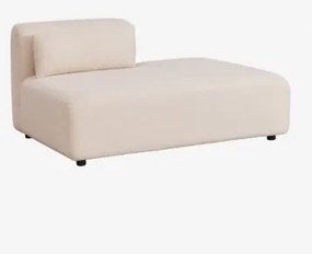 Moduł Leżanki Prawy Do Modułowej Sofy Fogler Chenille Kremowy Beż - Sklum