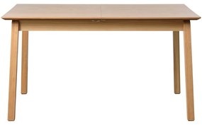 Rozkładany stół z blatem w dekorze dębu 95x200 cm Bari – Unique Furniture