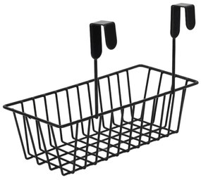 Metalowy koszyk do zawieszenia na drzwiach, 28 x 15 x 21 cm