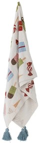 Biały koc dziecięcy 130x160 cm Sweets – Bloomingville Mini