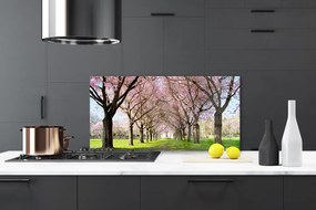 Panel Szklany Aleja w Cieniu Drzew