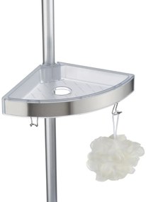 Półka łazienkowa narożna  Premium Edge, 3 poziomy, lusterko, teleskopowa, WENKO