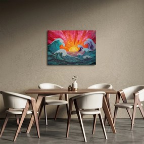 Obraz - Mozaika fal (70x50 cm)