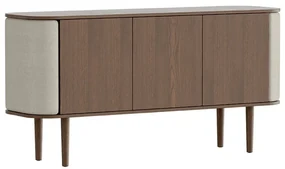Brązowo-beżowa niska komoda w dekorze dębu 150x75 cm Treasures – UMAGE
