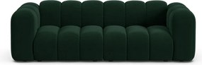 Ciemnozielona sofa 228 cm Lupine – Micadoni Home