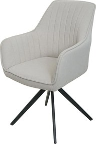 Krzesło do jadalni MCW-L79 (zestaw 6 sztuk),  kremowo-beżowy