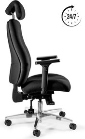 Ergonomiczny fotel biurowy do pracy 24/7 Ultima, zgodny z normą BHP