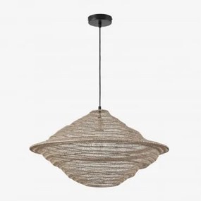 Lampa Sufitowa Zulma Żelazna Ø65 Cm Kremowa - Sklum