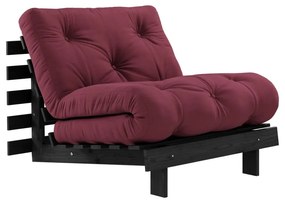 Bordowy fotel Roots Black Night – Karup Design
