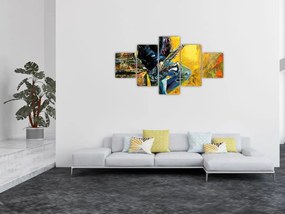 Obraz saksofonisty (125x70 cm)