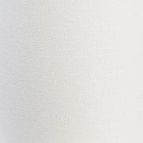 Abażur tkaninowy biały | 40/40/40