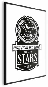 Plakat Big lesson 29,7x42 cm z ramą czarną z marginesem ARTGEIST B