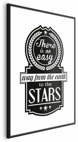 Plakat Big lesson 60x90 cm z ramą czarną z marginesem ARTGEIST B
