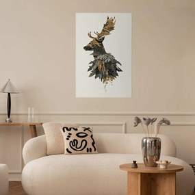 Plakat Leśny jeleń 21x30 cm bez ramy bez marginesu ARTGEIST B