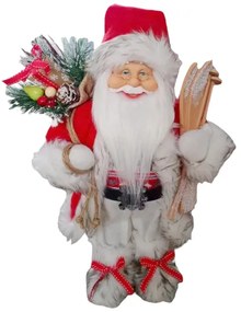 Figurka świąteczna Mikołaj Czerwono-biały 40cm