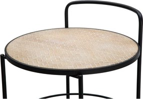 Metalowy barek na kółkach 41,5x40 cm Arex – Mauro Ferretti