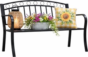 Ławka ogrodowa z okuciem w koła D5-S71