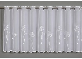 Biała firanka z woalu 140x48 cm Dandelion – Sehlbach