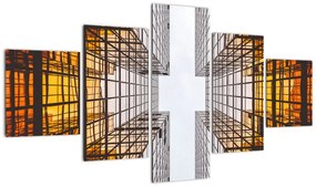 Obraz drapaczy chmur (125x70 cm)