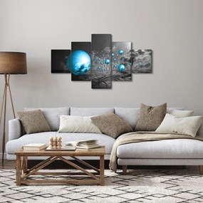 Obraz jasnoniebieskich kul (125x70 cm)