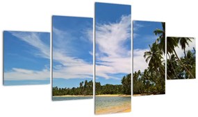 Obraz plaży (125x70 cm)