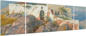 Obraz - William Stanley Haseltine, Santa Maria a Cetrella, Anacapri, reprodukcje (170x50 cm)