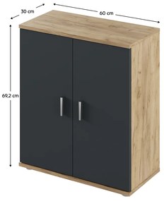 Szafka ADELI typ 1, dąb Artisan