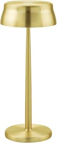 Lampa stołowa LED Zafferano SISTER LIGHT Wi-Fi Smart Gold z możliwością ładowania i ściemniania