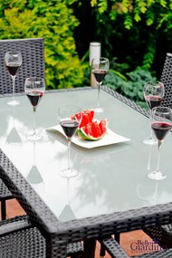 Zestaw mebli ogrodowych stół 6 krzeseł Avvicente