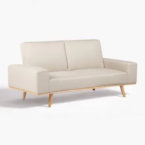 3-osobowa Rozkładana Sofa Tapicerowana Hesson Nature - Sklum