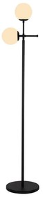 Czarna lampa stojąca Squid Lighting Kruva, wys. 174 cm