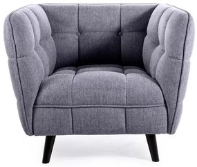 Fotel do salonu CASTELLO BREGO 1 ciemnoszary SIGNAL